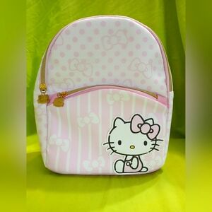 Hello Kitty Mini Backpack in Pink and White